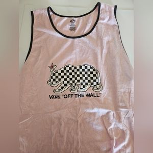 Vintage Pink/black Vans Cali- Logo Size XXL